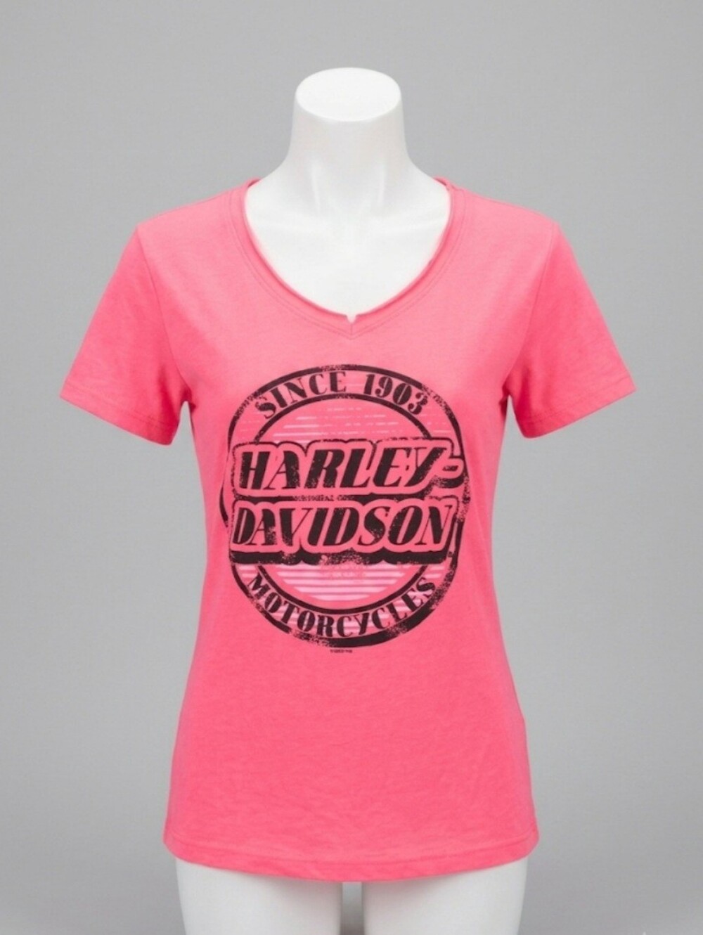 Harley-Davidson Women’s Neon Pink Graphic Tee